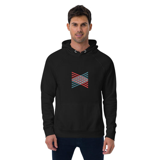 Unisex eco raglan hoodie - Clarilix