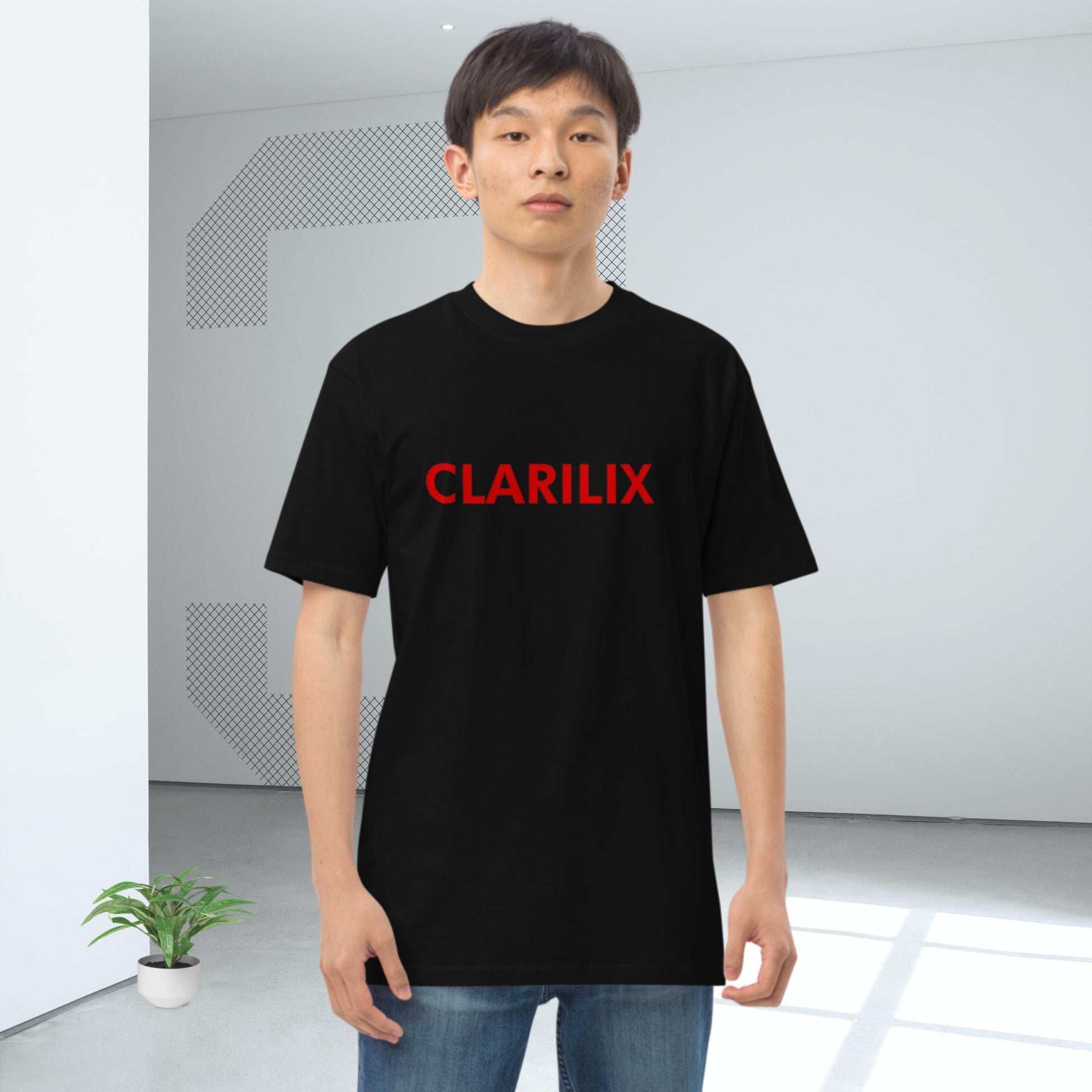 Men’s premium heavyweight tee - Clarilix