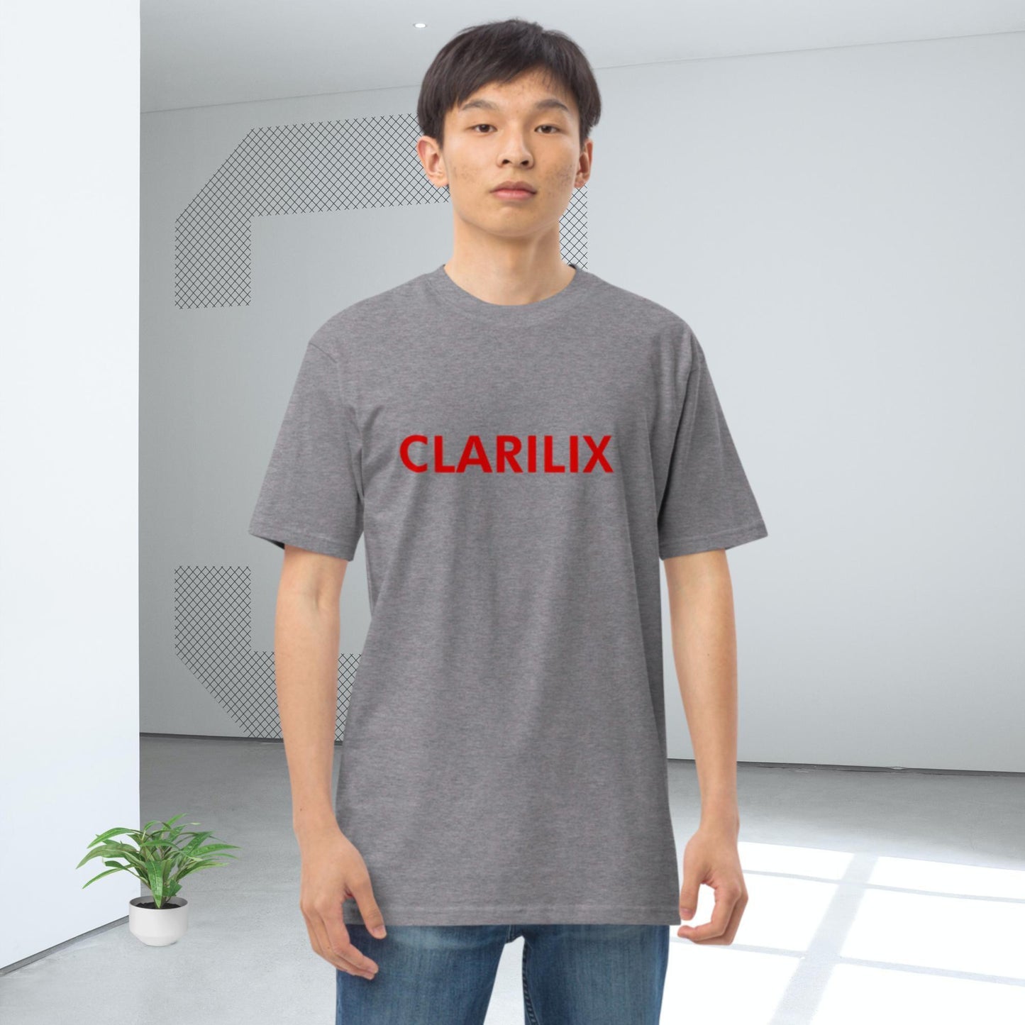 Men’s premium heavyweight tee - Clarilix