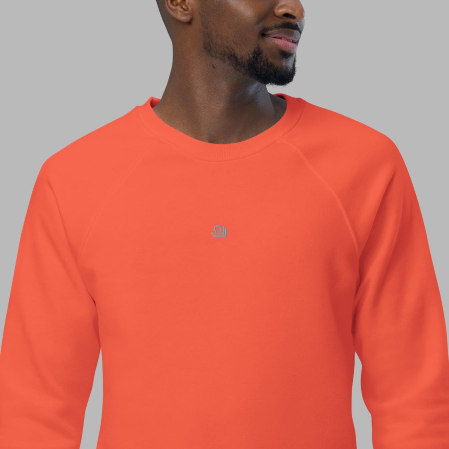 Unisex organic raglan sweatshirt - Clarilix